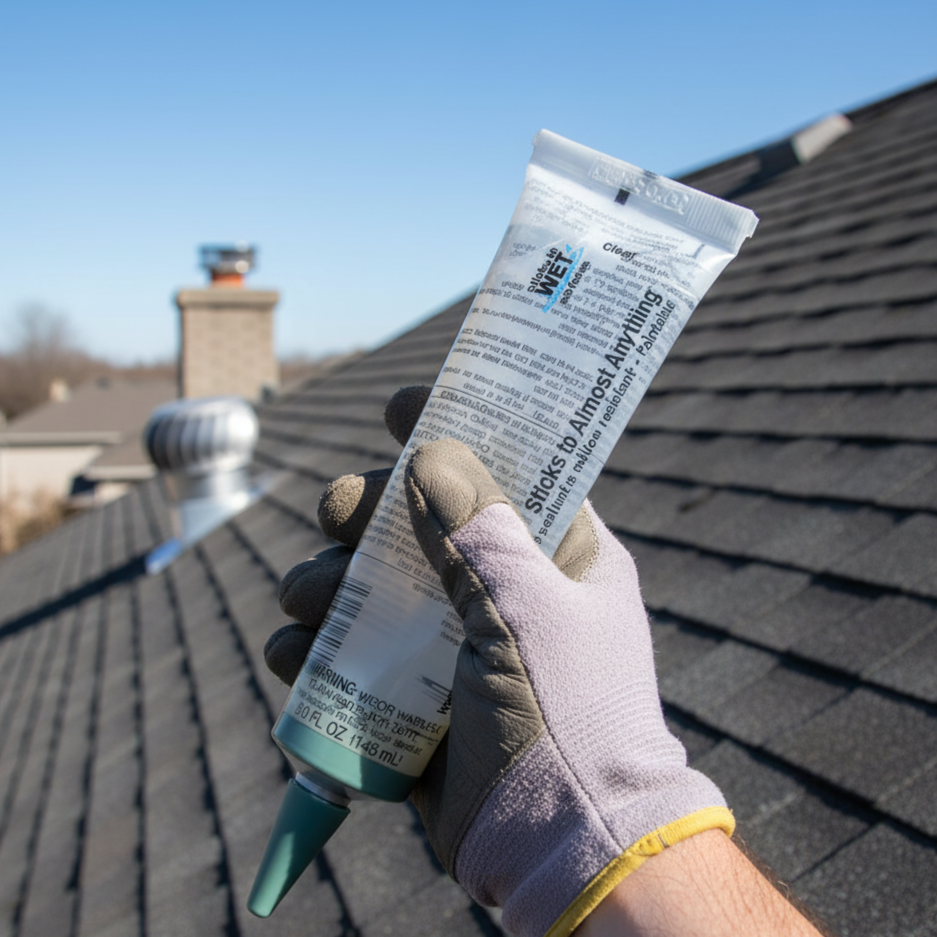 5.0 oz Elastic Sealant Tube - No Caulk Gun Needed