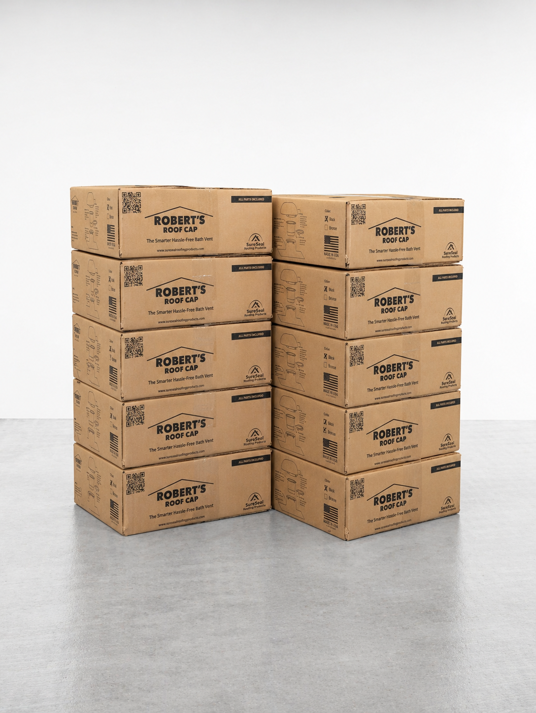 Robert's Roof Cap - 12 Units | Bulk Roof Vents – 8% Off